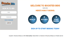 Desktop Screenshot of boosterbids.com